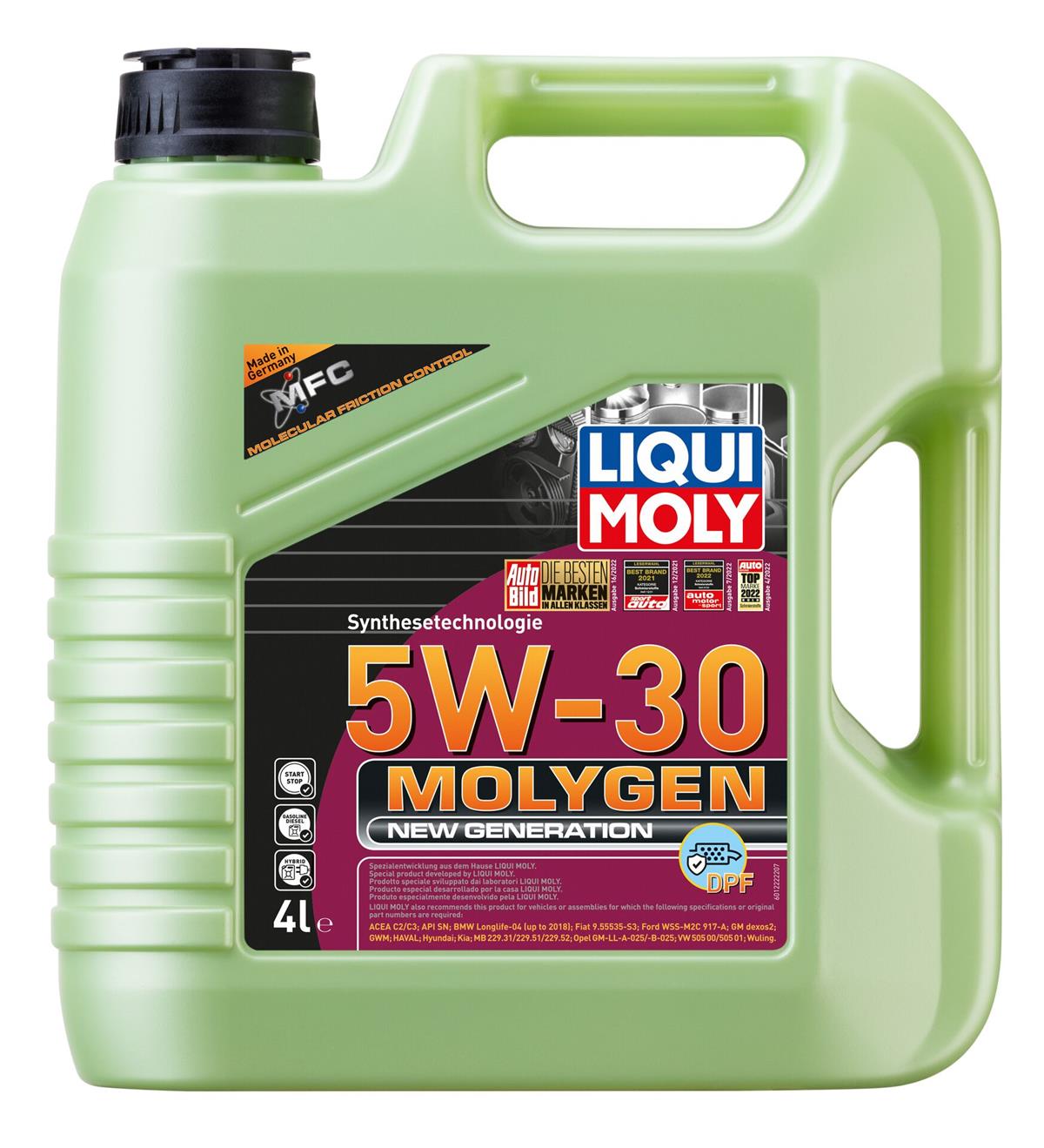 Molygen New Generation 5W-30 DPF 4 l (BENZİN&DİZEL)