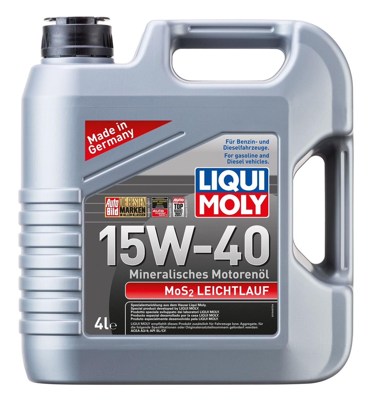 MoS2 Leichtlauf 15W-40 4 l