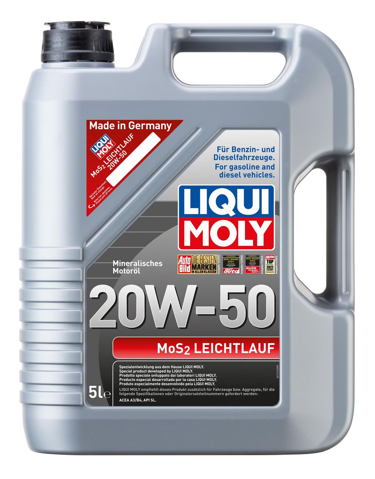 MoS2 Leichtlauf 20W-50 5 l