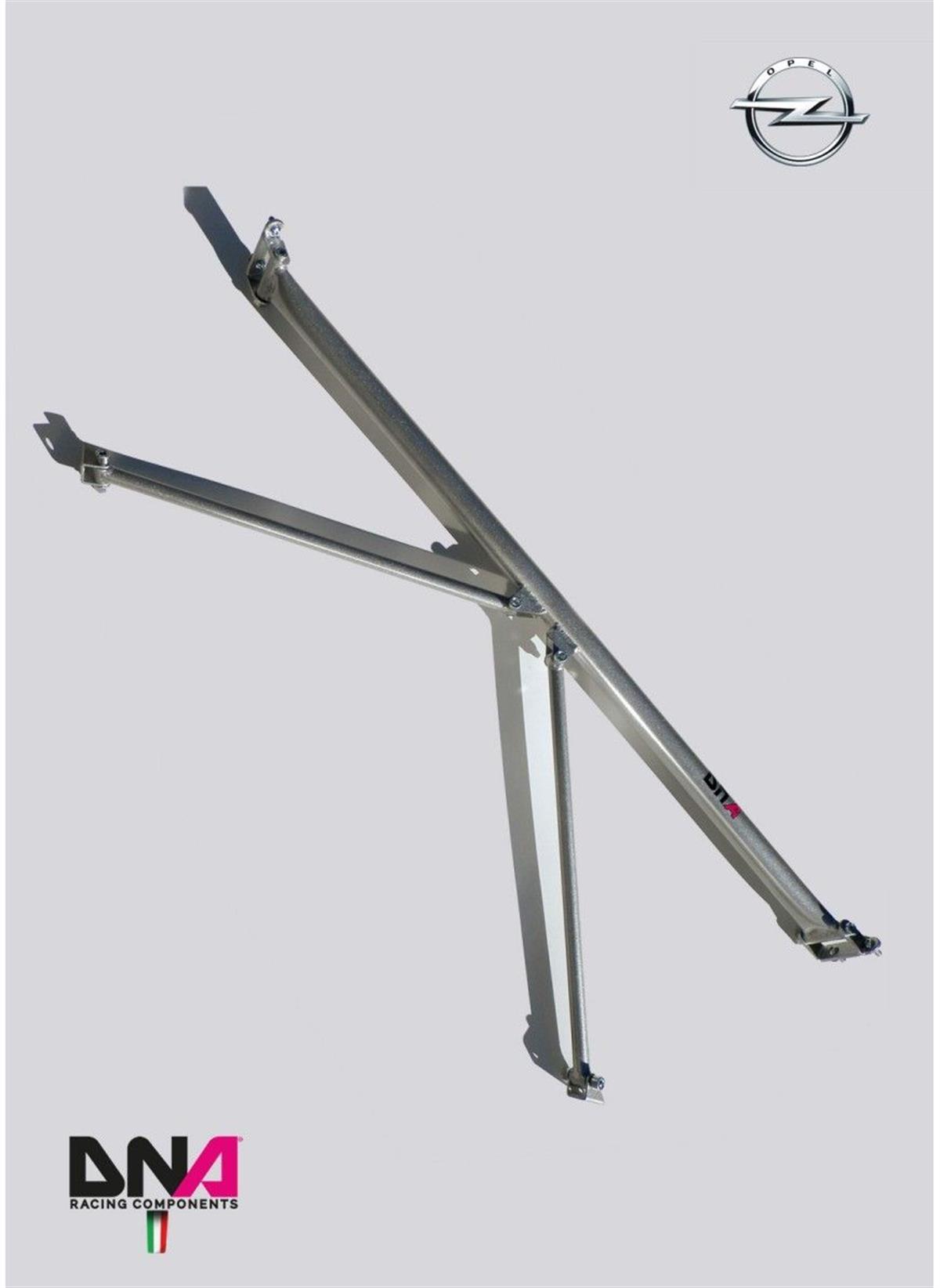 Opel Corsa D ‐ E Rear Strut Bar With Tie Rods Kit ( Pc0173 )