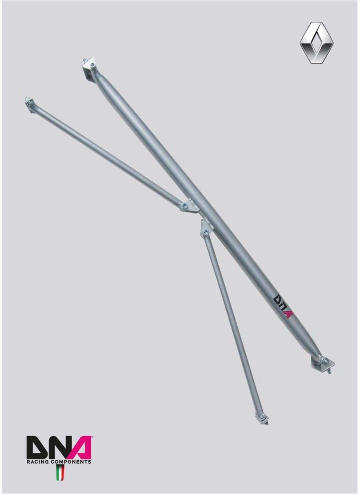 Renault Clio 3 And Rs Rear Strut Bar With Tie Rods Kit ( Pc0060 )