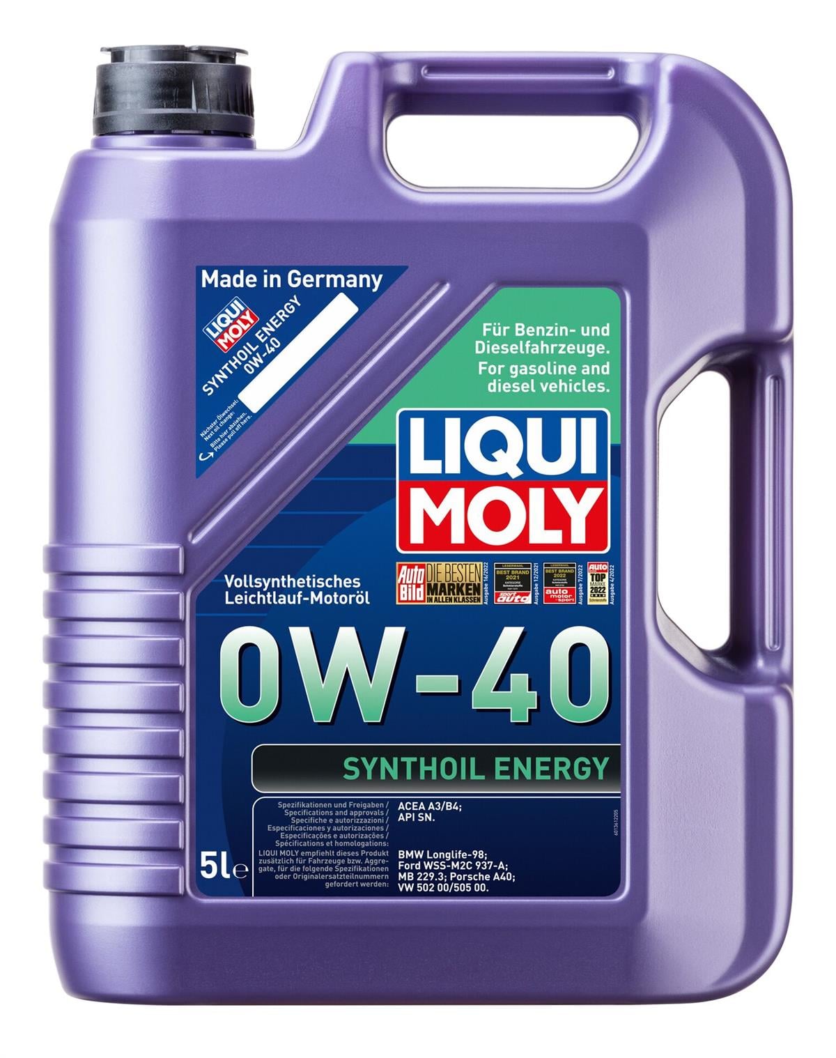 Synthoil Energy 0W-40 5 l