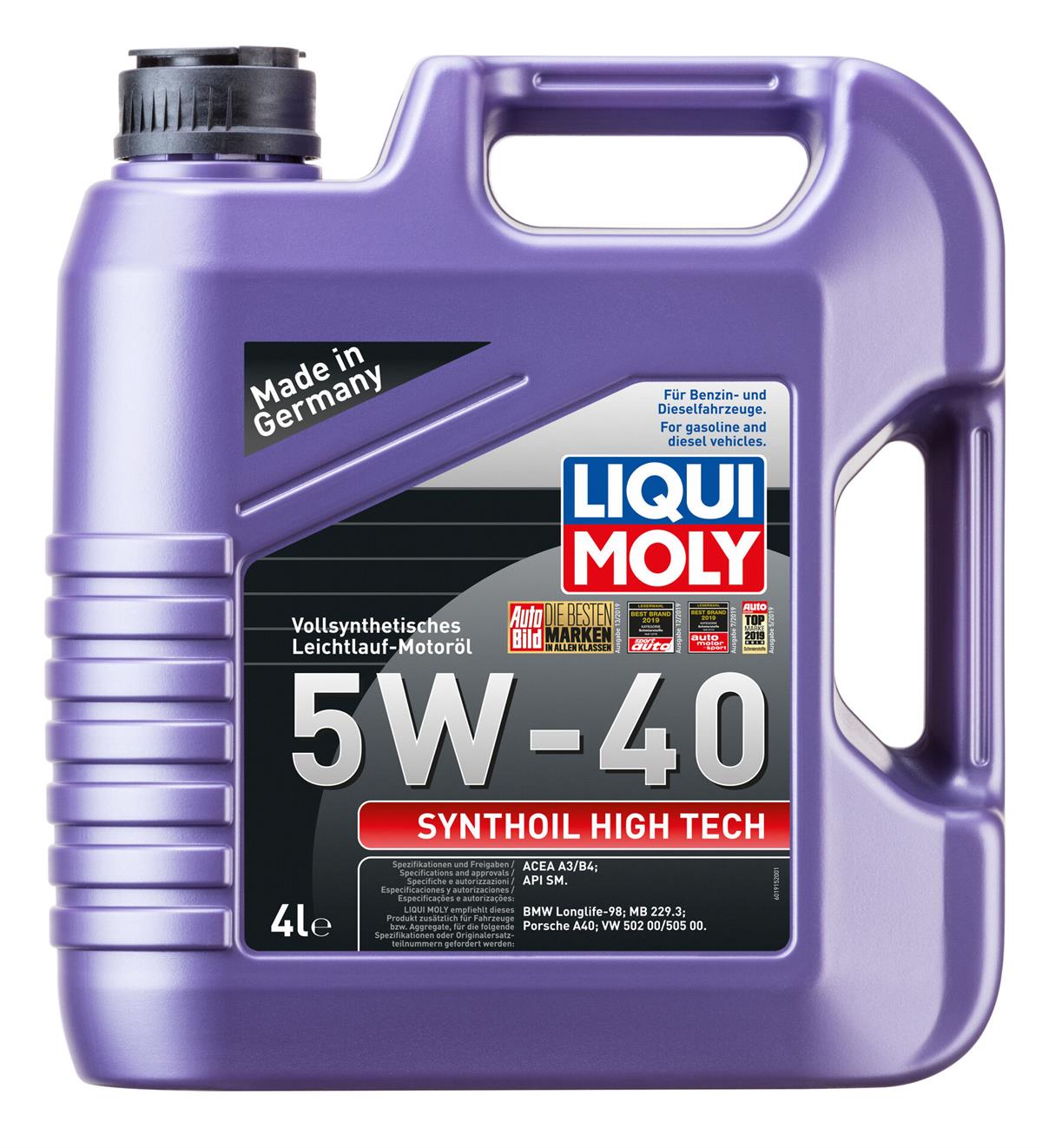 Synthoil High Tech 5W-40 4 l