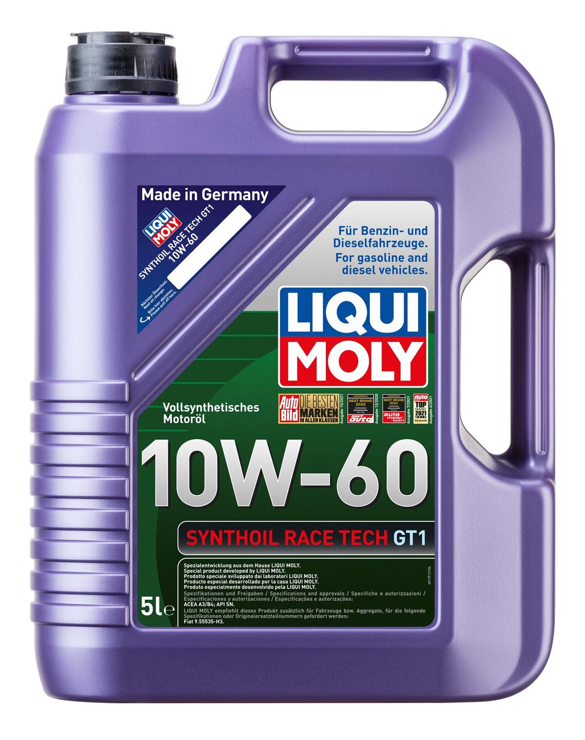 Synthoil Race Tech GT1 10W-60 1 l