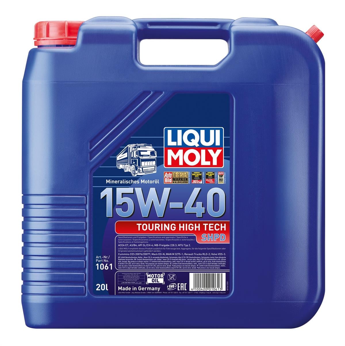 Touring High Tech SHPD-Motoröl 15W-40 20 l