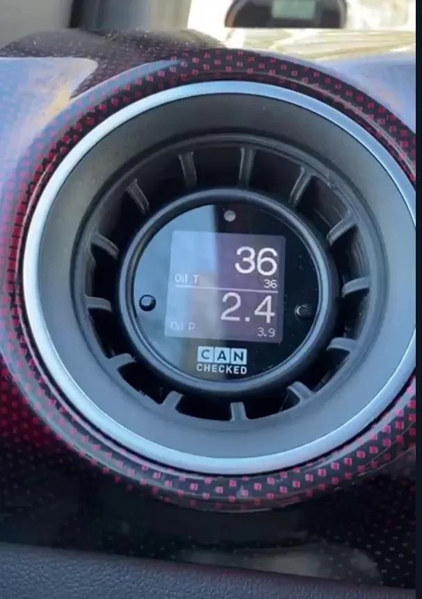VW UP I (VW120) LHD/RHD 52mm bezel for MFD15 ( CC62020 )