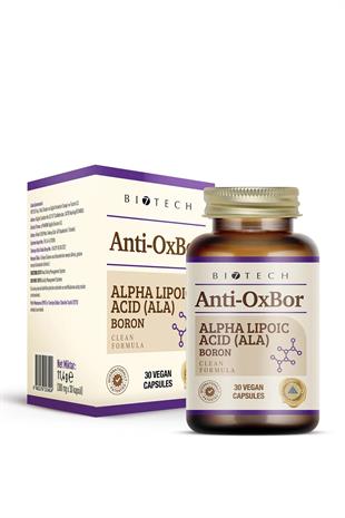 Antioxbor Alfa Lipoik Asit ve Bor İçeren Takviye Edici Gıda