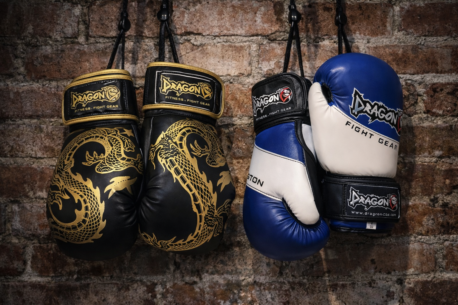 Muay Thai eldiven seçimi rehberi için ring üzerinde DragonDo boks eldivenleri