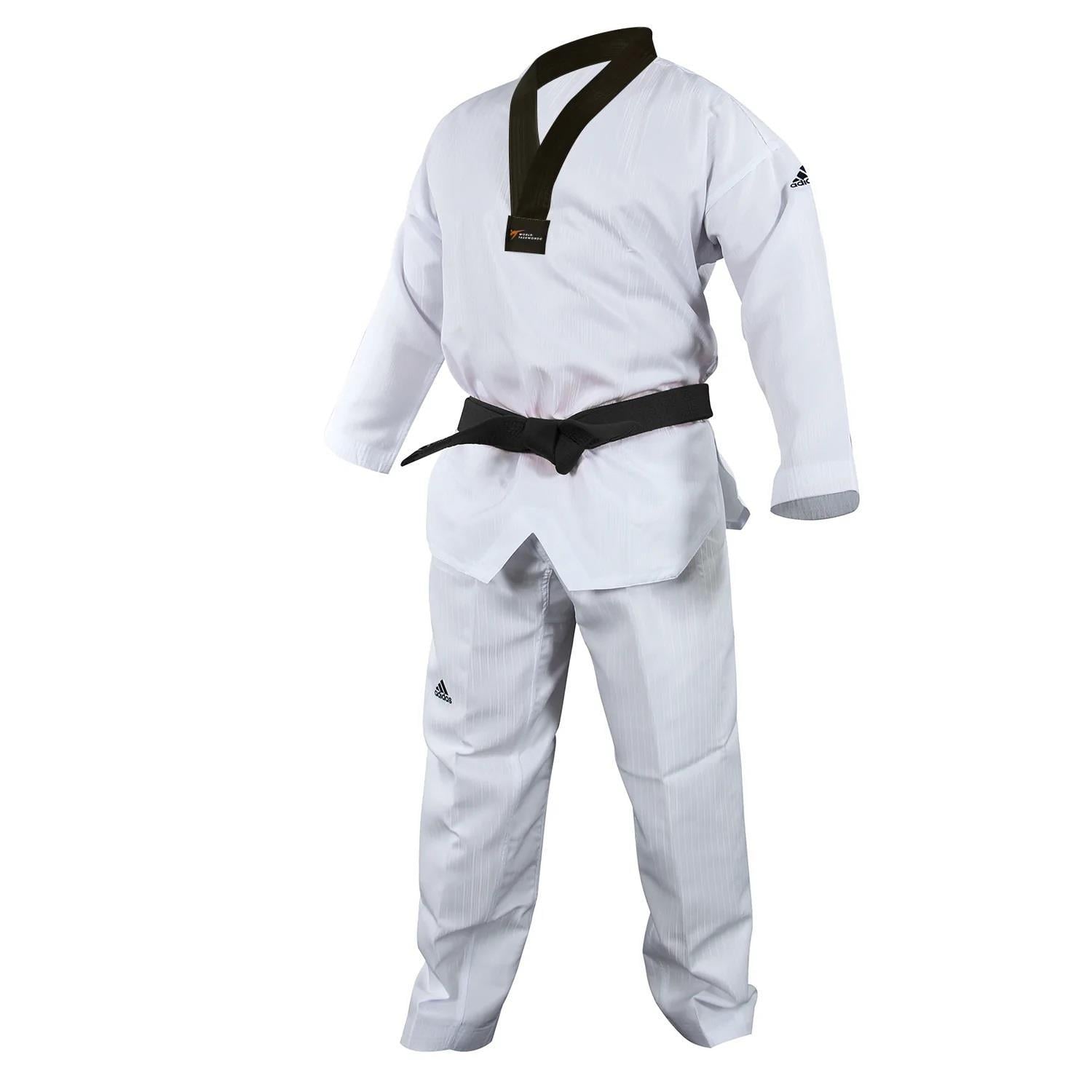 Adidas ADI-START Siyah Yaka Taekwondo Müsabaka Elbisesi