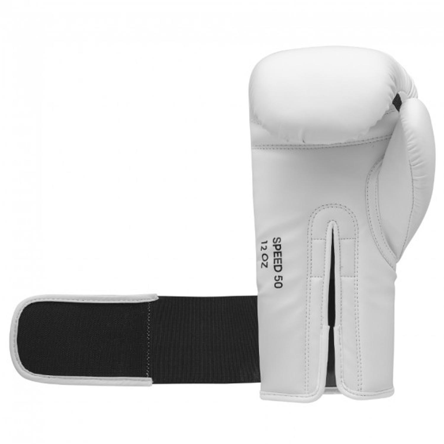Adidas ADISBG50 Speed 50 Boks Eldiveni Kick Boks Eldiveni Beyaz Altın Yeni Seri
