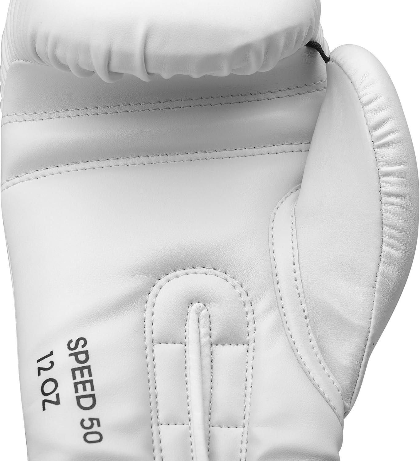 Adidas ADISBG50 Speed 50 Boks Eldiveni Kick Boks Eldiveni Beyaz Altın Yeni Seri