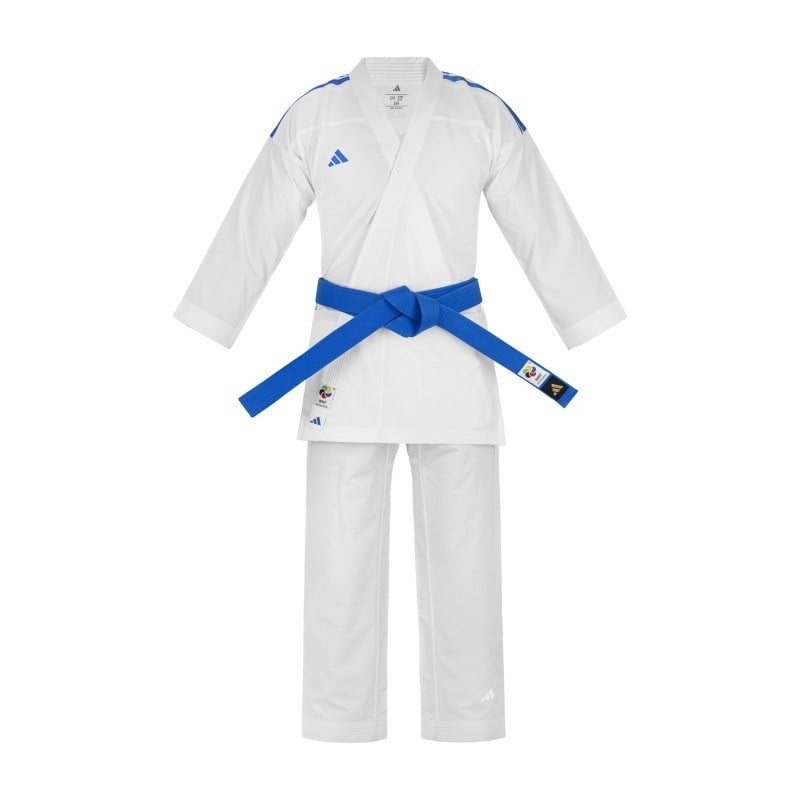Adidas K250KIT WKF Onaylı Senko Karate Kumite Elbisesi Seti (2 Üst - 1 Pantolon)