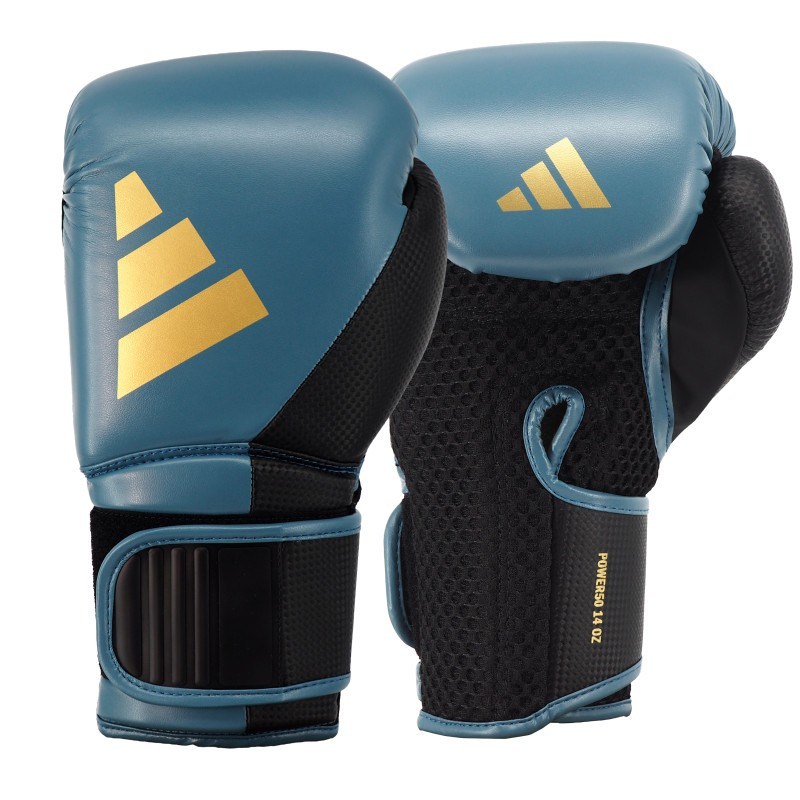 Adidas PWR50TG Power 50 Boks Eldiveni Mavi/Altın