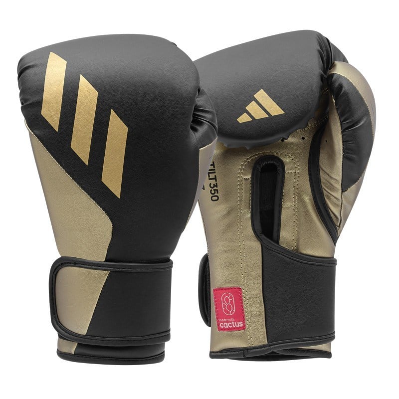 Adidas SPD350VTG Tilt 350V Pro Boks Eldiveni Siyah/Altın