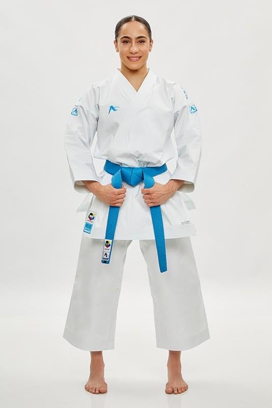 Arawaza WKF Onaylı Premier Leage Black Diamond 2 Ceket + 1 Pantolon Combo Kit Kata Elbisesi