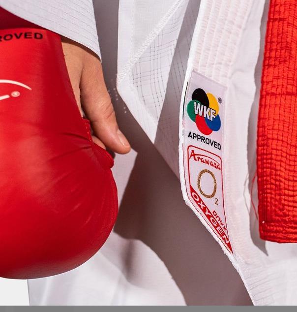 Arawaza WKF Onaylı Premier Leage Onyx Oxygen Kumite Elbisesi