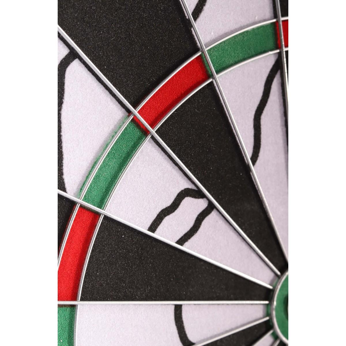 Delta Flocked Dart Seti 45 Cm (18 İnç) Büyük Boy + 6 Dart Oku (18 Gr) Hedef Tahtası SDF76