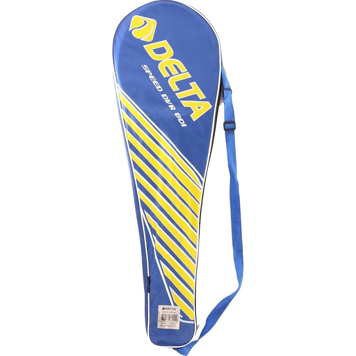 Delta Tek Parça Halinde Üretim 2 Adet Dura-Strong Badminton Raketi Ve Deluxe Badminton Çantası Seti