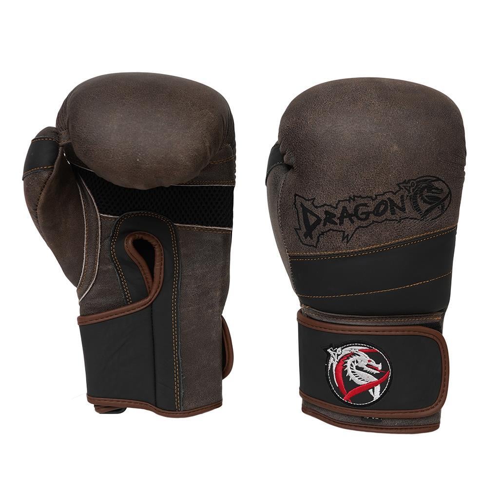 Dragon 30211-L  Antique Hakiki Deri Boks Eldiveni