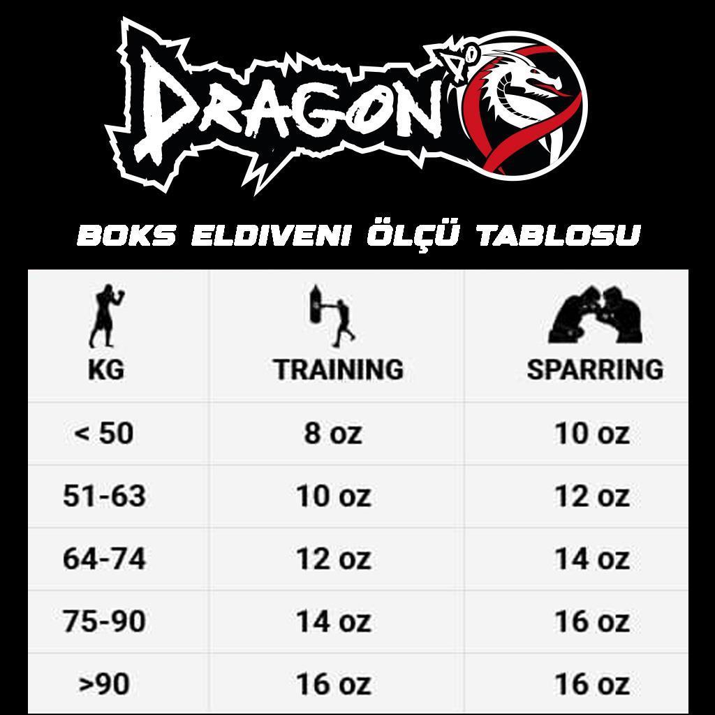 Dragon 30322-L Storm Hakiki Deri Boks Eldiveni