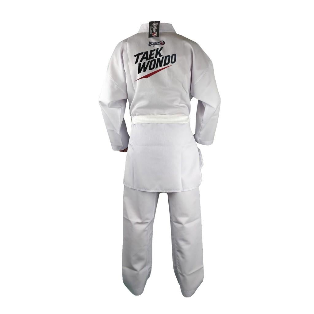 DragonDo 10013 Taekwondo Elbisesi Basic 2.0 Fitilli Beyaz Yaka Tekvondo Dobok