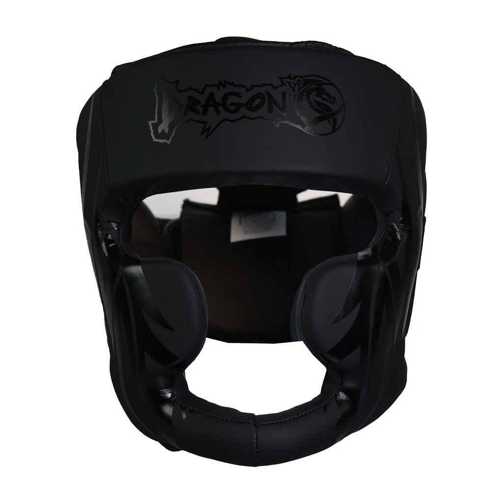 DragonDo 11749-P Black Mamba Yanakları Korumalı Kask