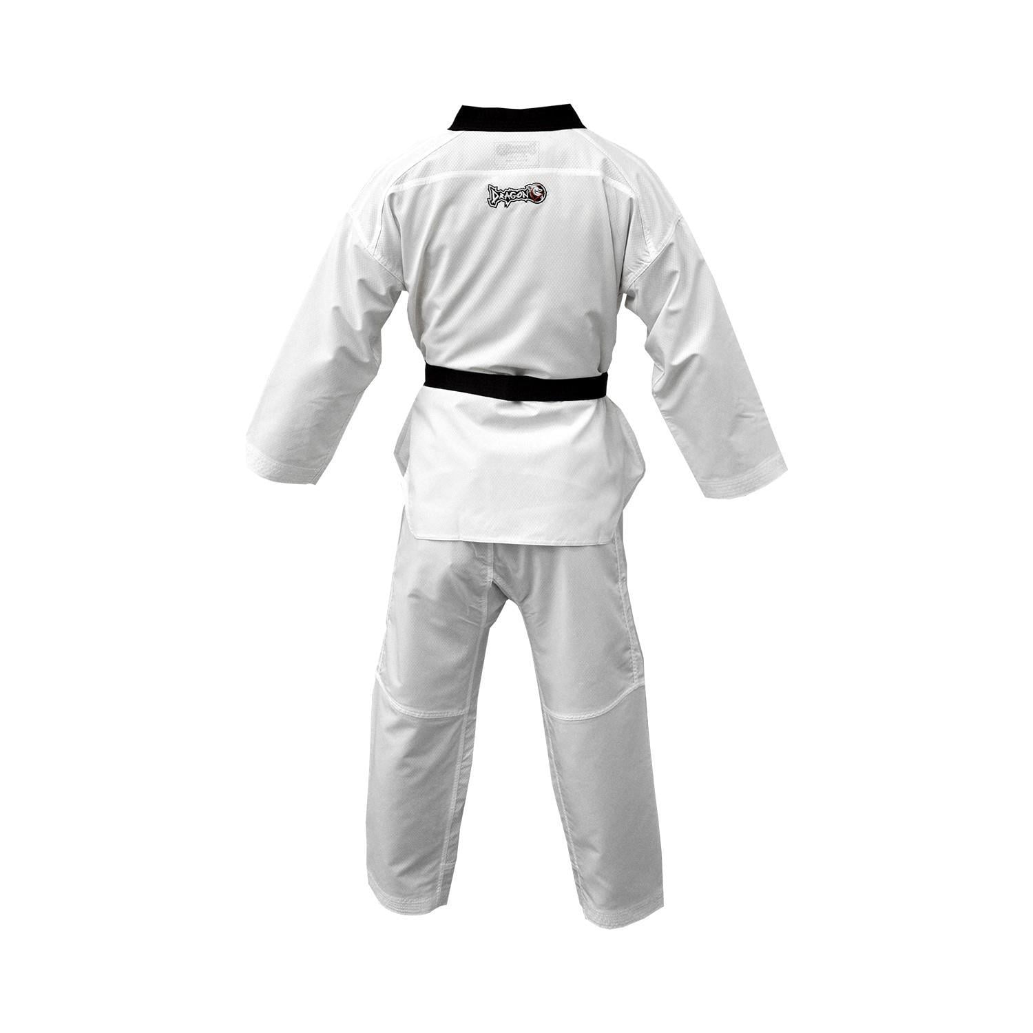 DragonDo 13120 Fighter Siyah Yaka Taekwondo Elbisesi