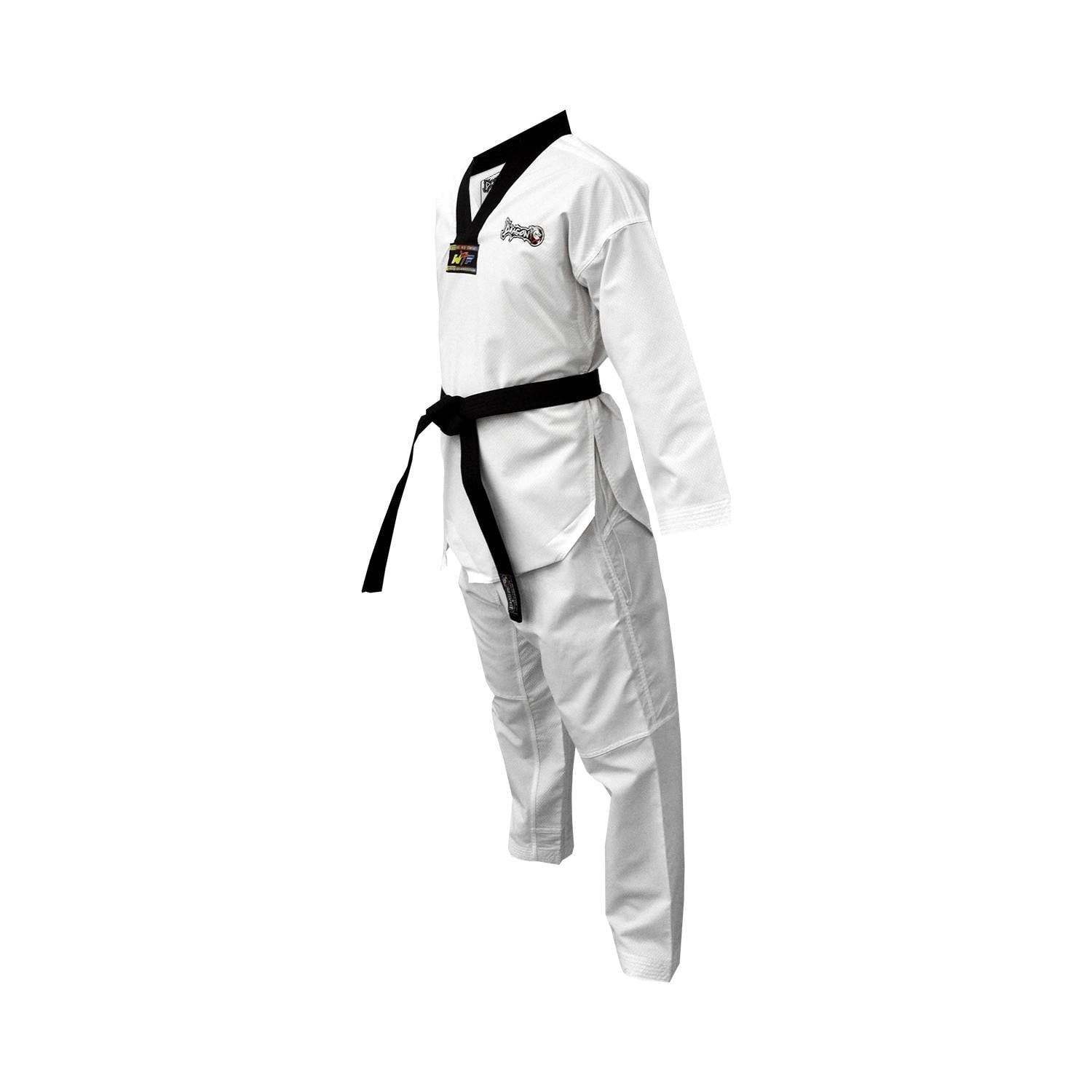 DragonDo 13120 Fighter Siyah Yaka Taekwondo Elbisesi