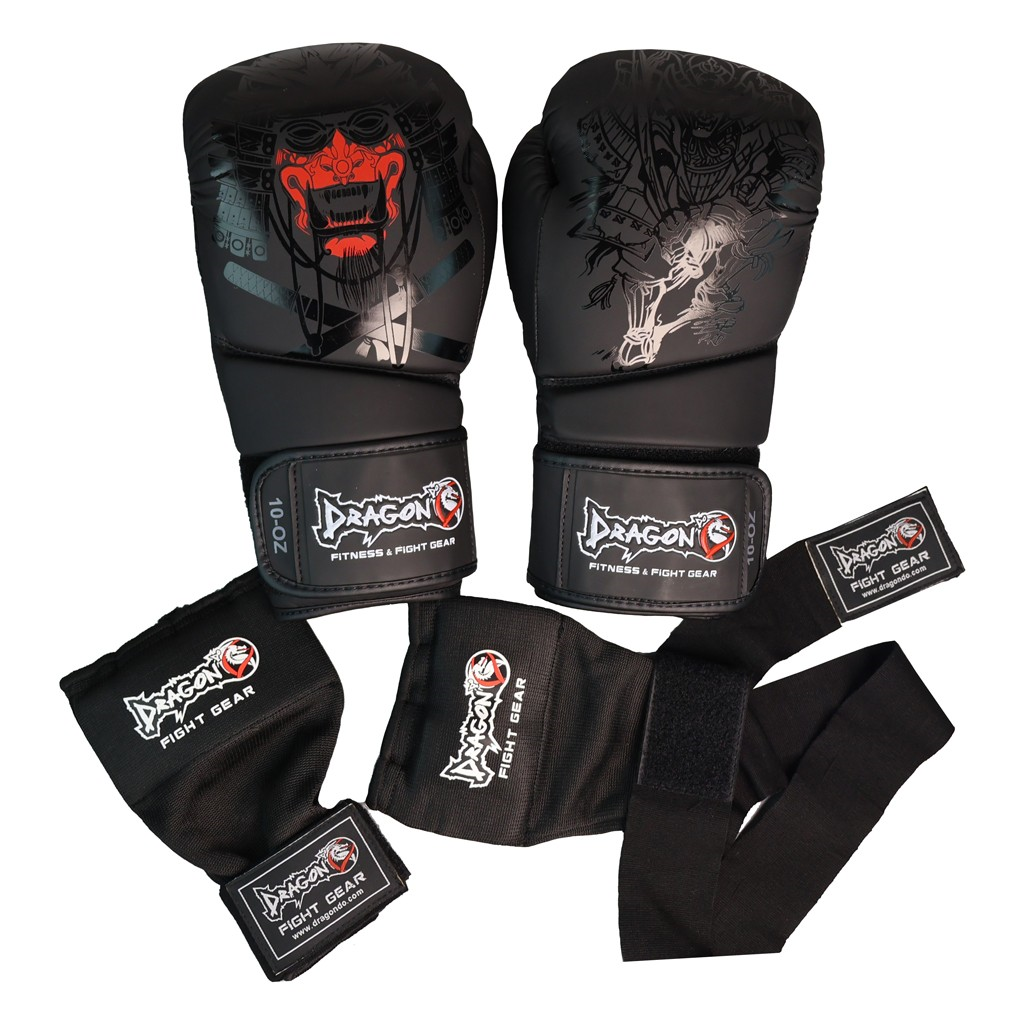 DragonDo 30128-P Yakuza Boks Eldiveni Set (Eldiven+Jel Bandaj)
