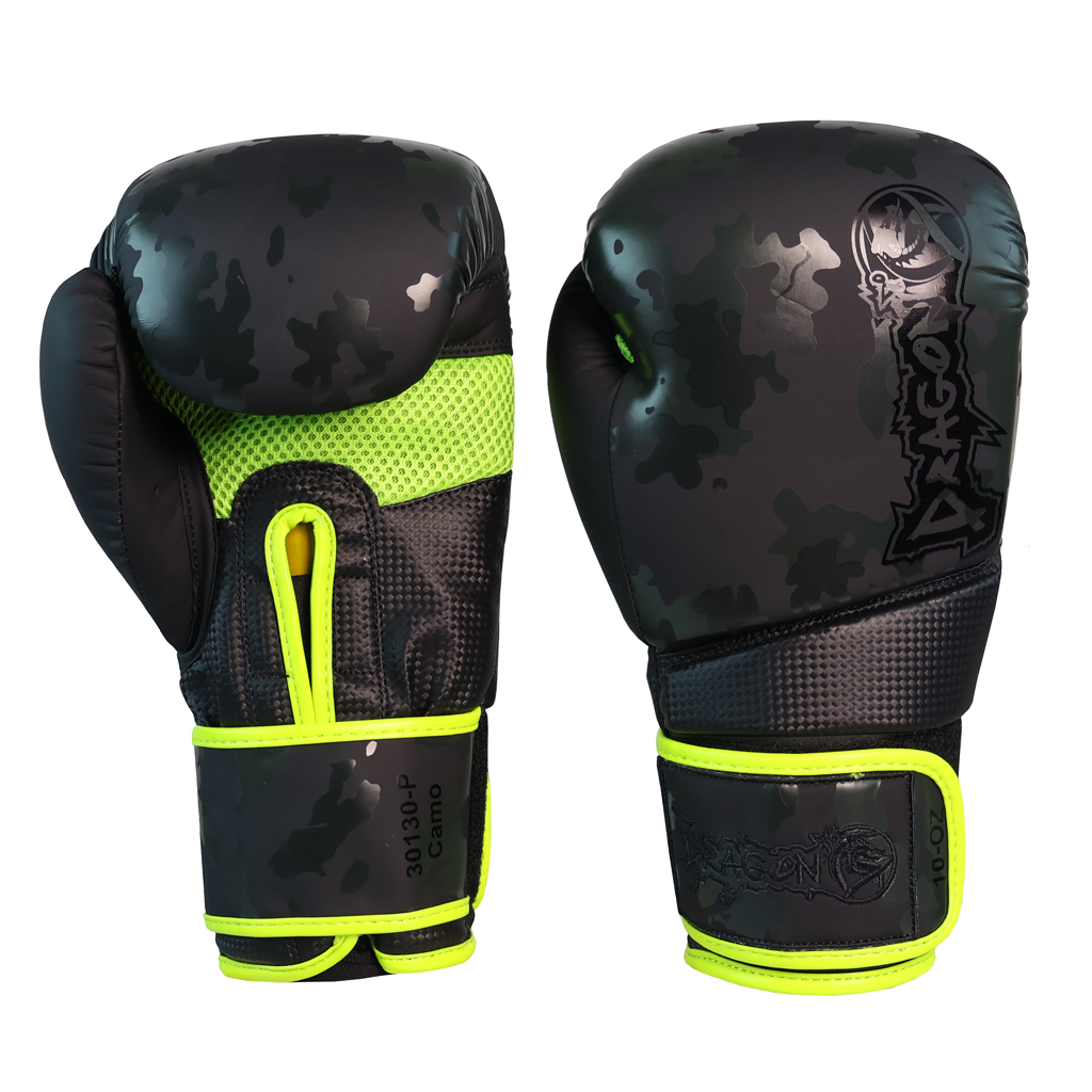 DragonDo 30130-P Camo II Boks Eldiveni Kamuflaj Desenli Kick Boks Muaythai Eldiveni
