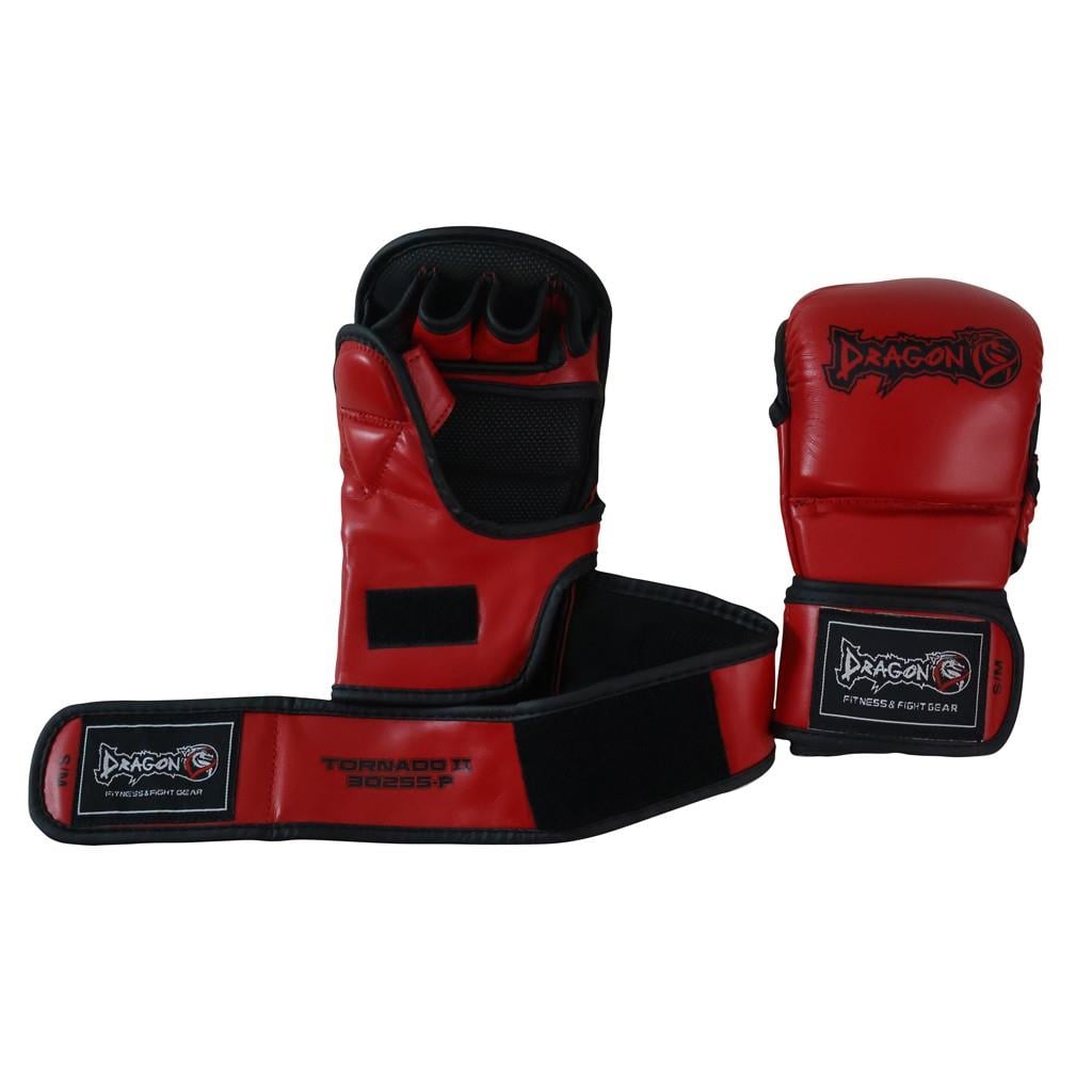 DragonDo 30255-P Tornado MMA Eldiveni Kırmızı Kaplumbağa MMA Eldiveni