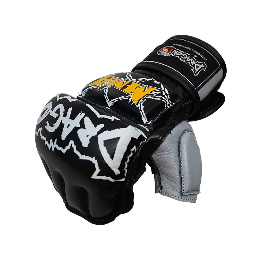 DragonDo 30263-L Ultimate MMA Eldiveni Hakiki Deri Serbest Dövüş Eldiveni