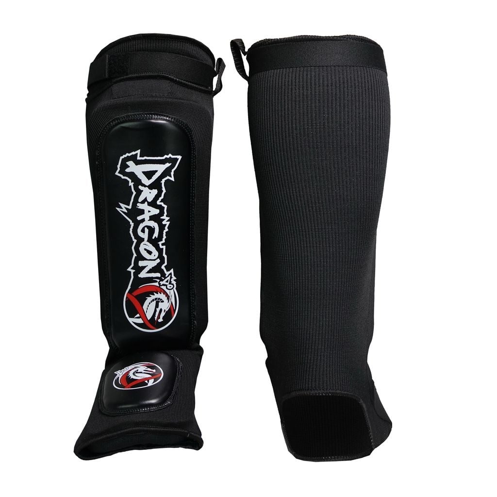 DragonDo 40606-II NEO Elastik Deri Kaval Ayak Koruyucu Kick Boks Kaval Koruyucu