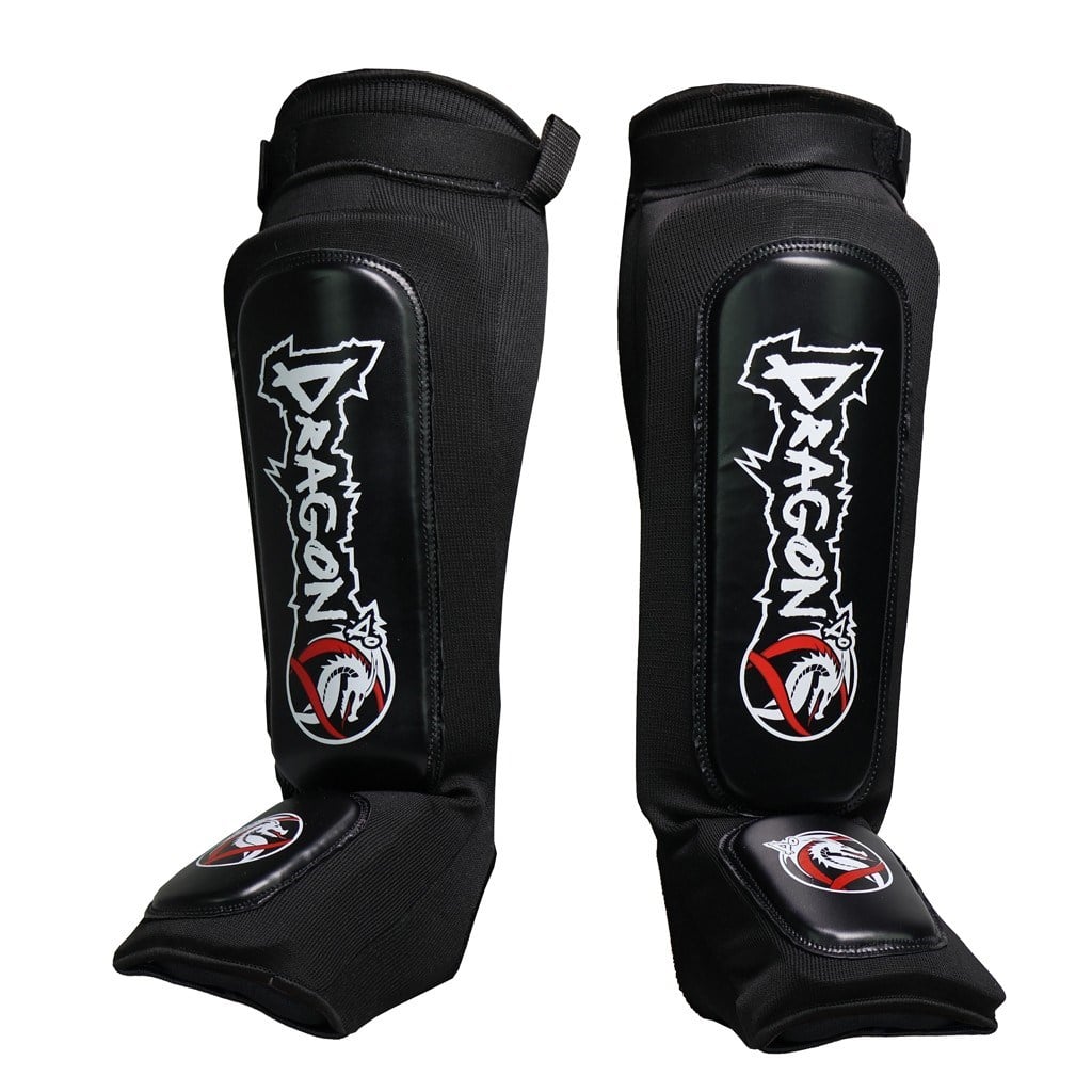 DragonDo 40606-II NEO Elastik Deri Kaval Ayak Koruyucu Kick Boks Kaval Koruyucu