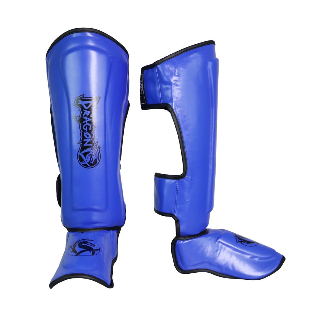 DragonDo 40715-P Kaval Ayak Koruyucu Mavi Profesyonel Kick Boks Kaval Koruyucu