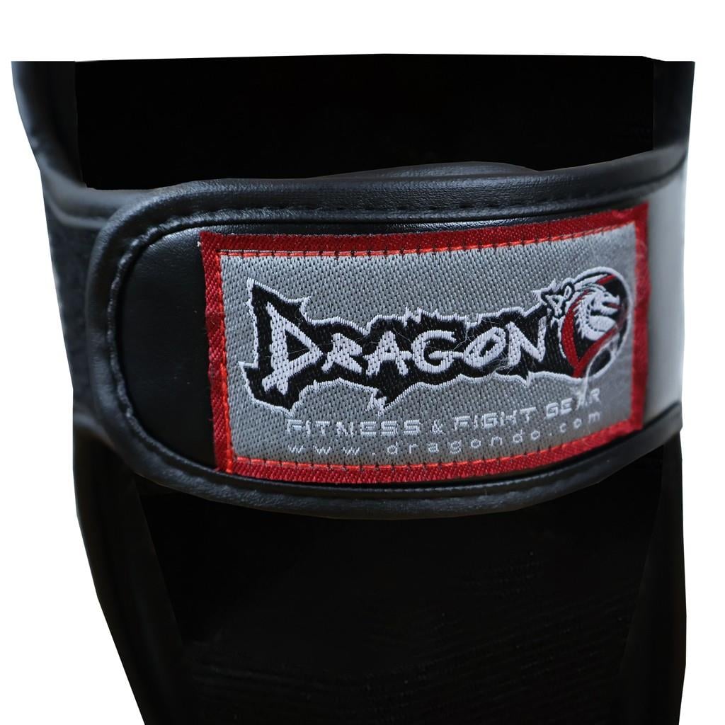DragonDo 40716-P Kaval Ayak Koruyucu Siyah Gold Kick Boks Kaval Koruyucu