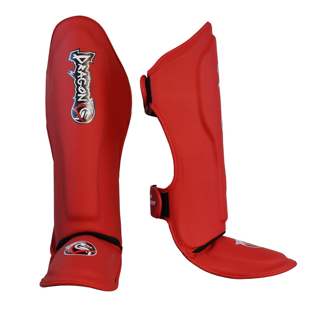 DragonDo 40721-P Kaval Ayak Koruyucu 0825 Kırmızı Kick Boks Kaval Koruyucu