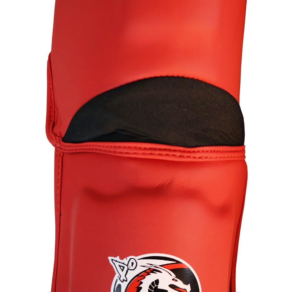DragonDo 40721-P Kaval Ayak Koruyucu 0825 Kırmızı Kick Boks Kaval Koruyucu