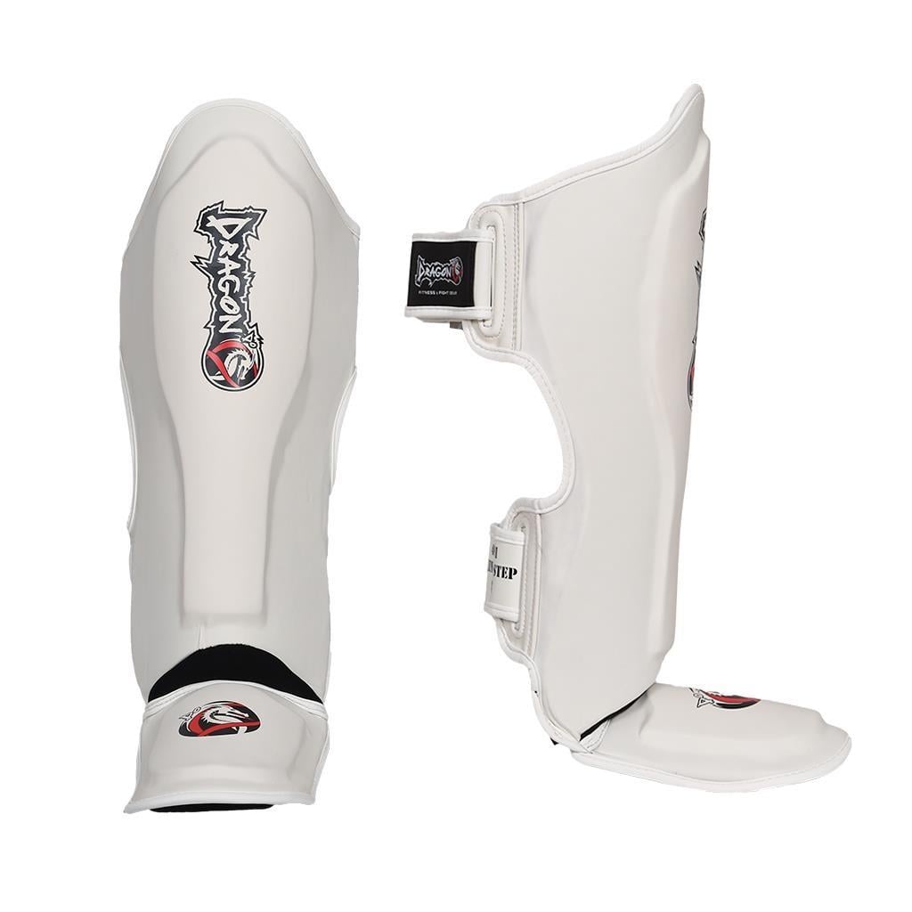 DragonDo 40721-P Muaythai Kick Boks Kaval Ayak Koruyucu Beyaz