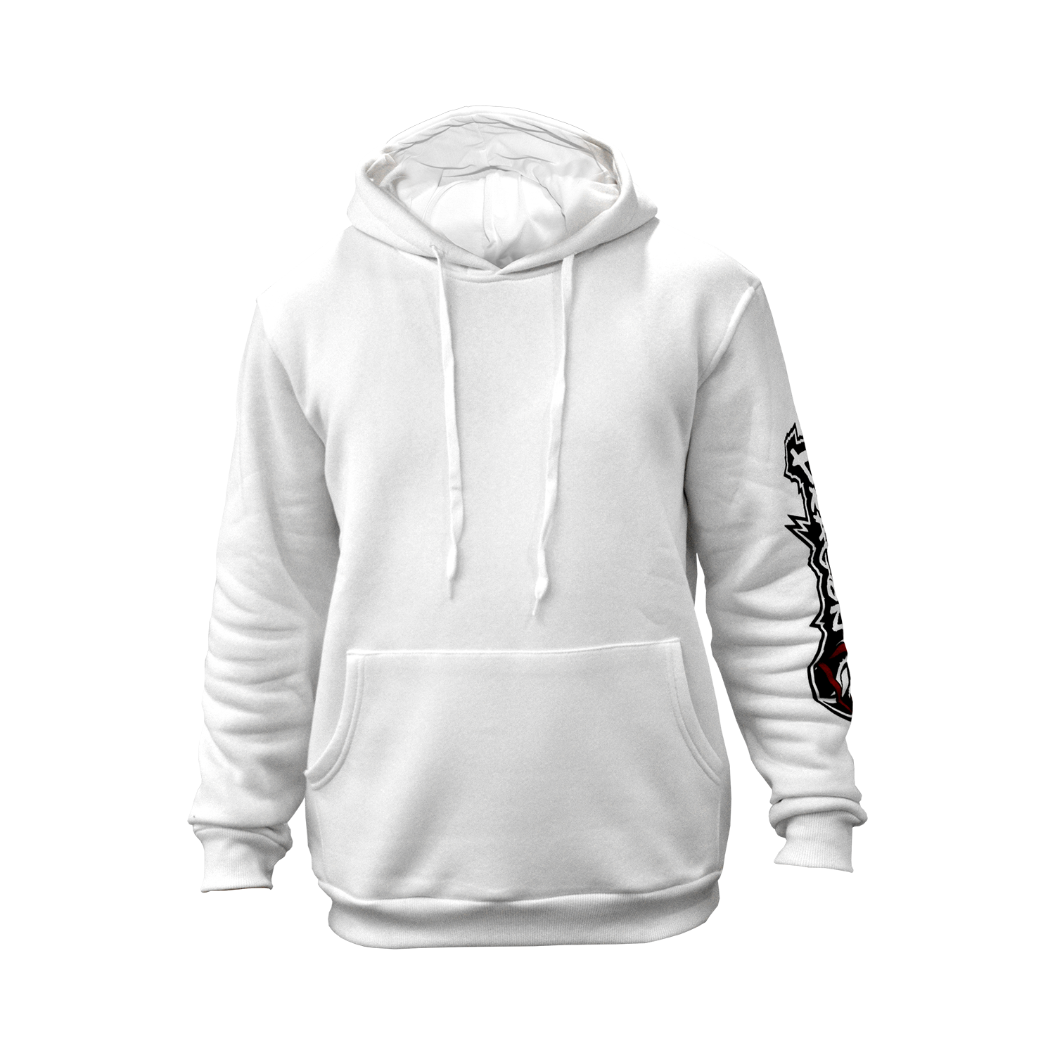 DragonDo 83555 Kapüşonlu Sweatshirt - Pamuklu - Beyaz