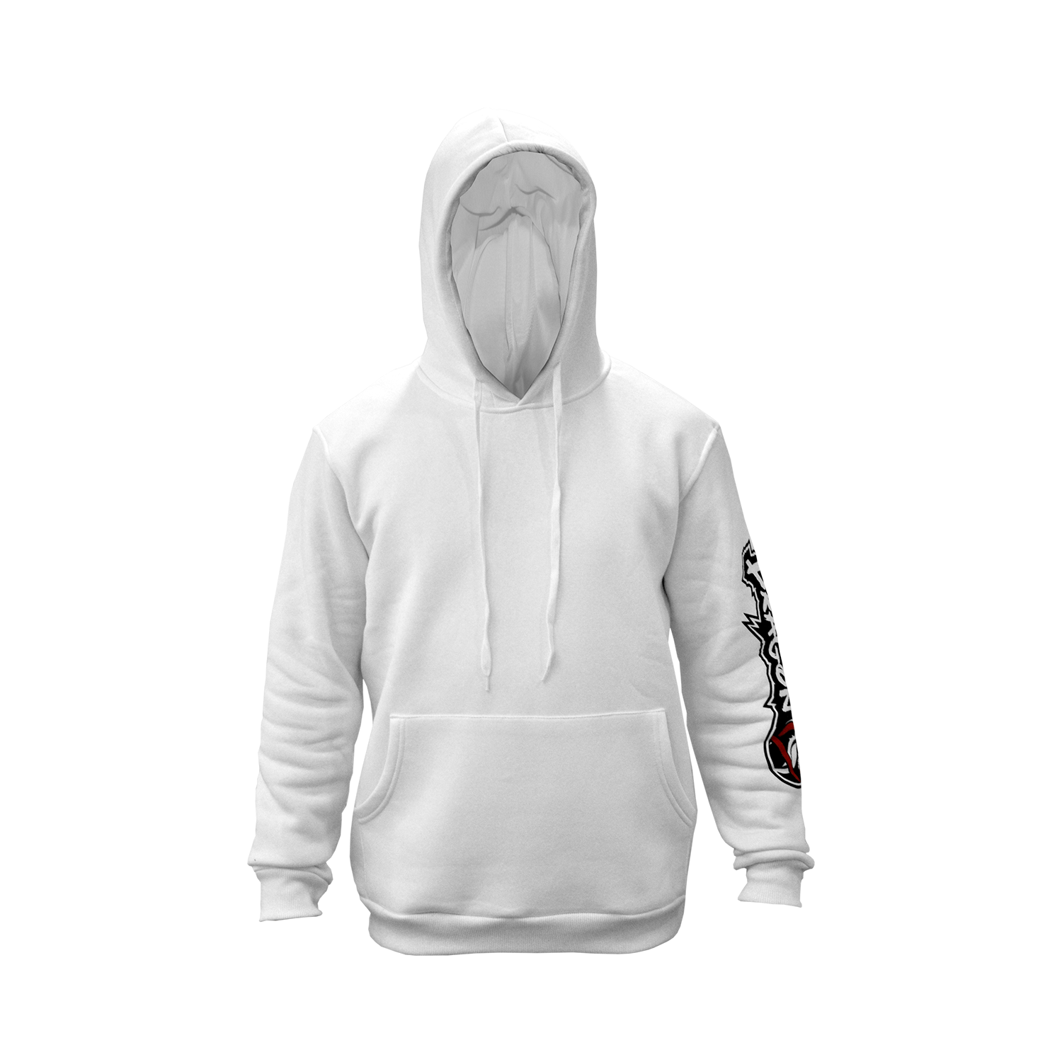 DragonDo 83555 Kapüşonlu Sweatshirt - Pamuklu - Beyaz