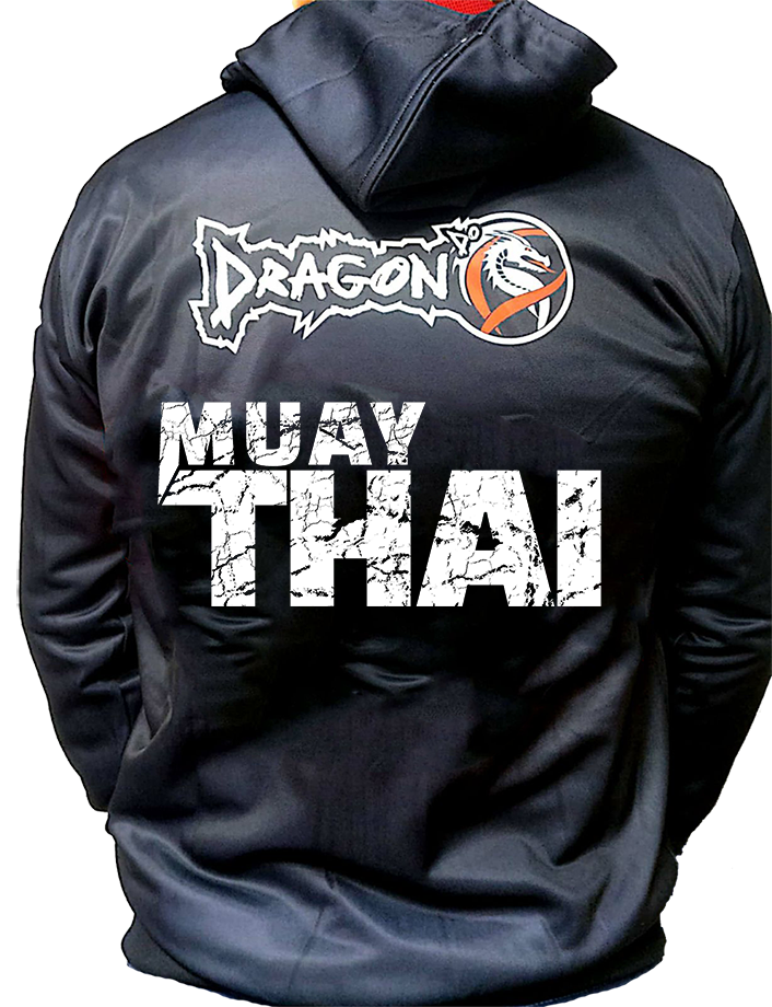 DragonDo 83585 Muay Thai Süblime Baskı Kapüşonlu Sweatshirt