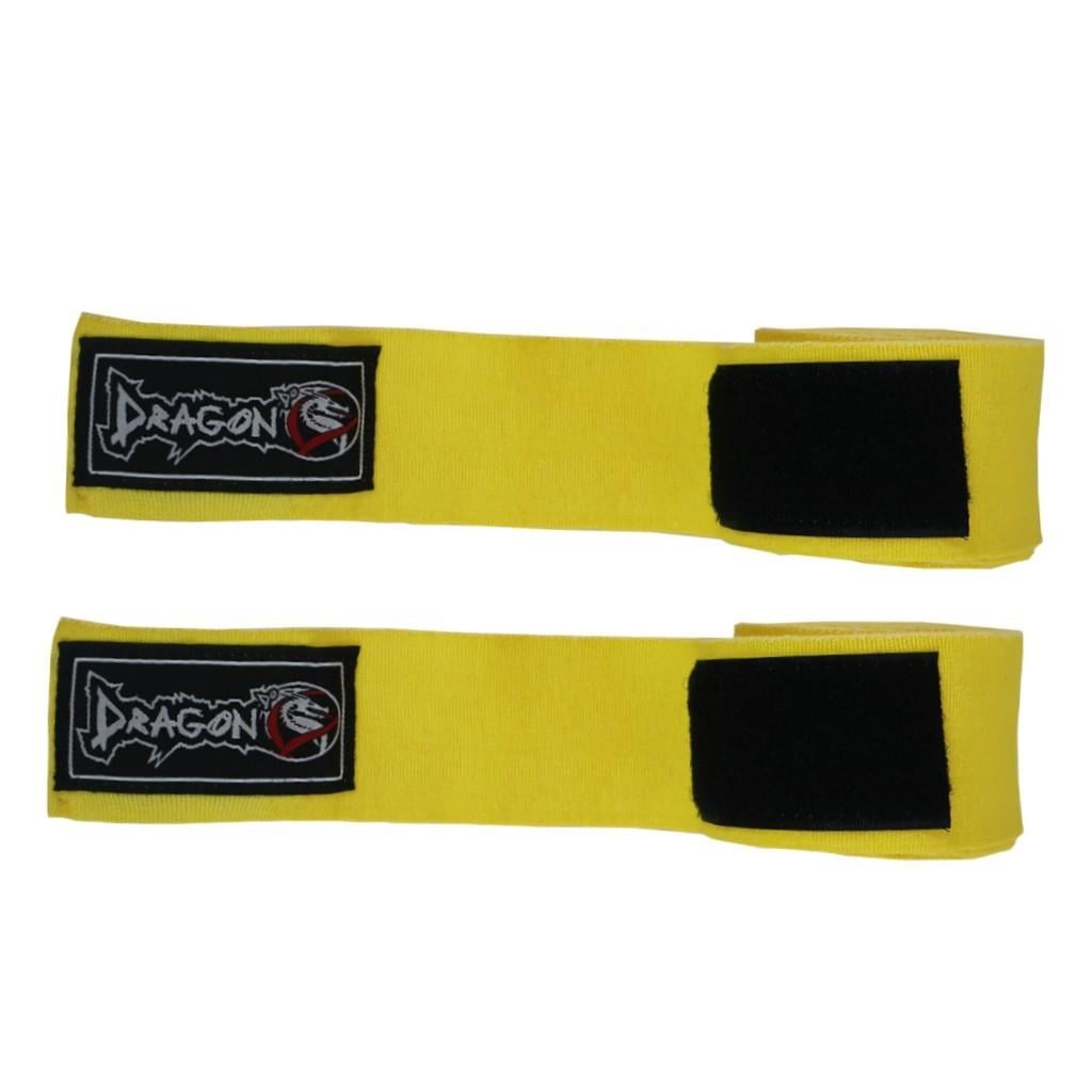 DragonDo 83821 Elite Elastik 3,5 metre Bandaj Sarı Boks Bandajı