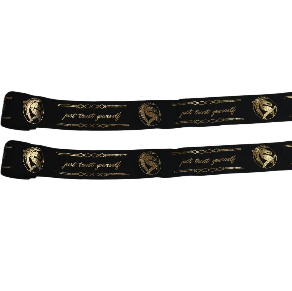 DragonDo 83831 Just Trust Yourself Gold Logolu 3,5 Metre Bandaj Boks Bandajı