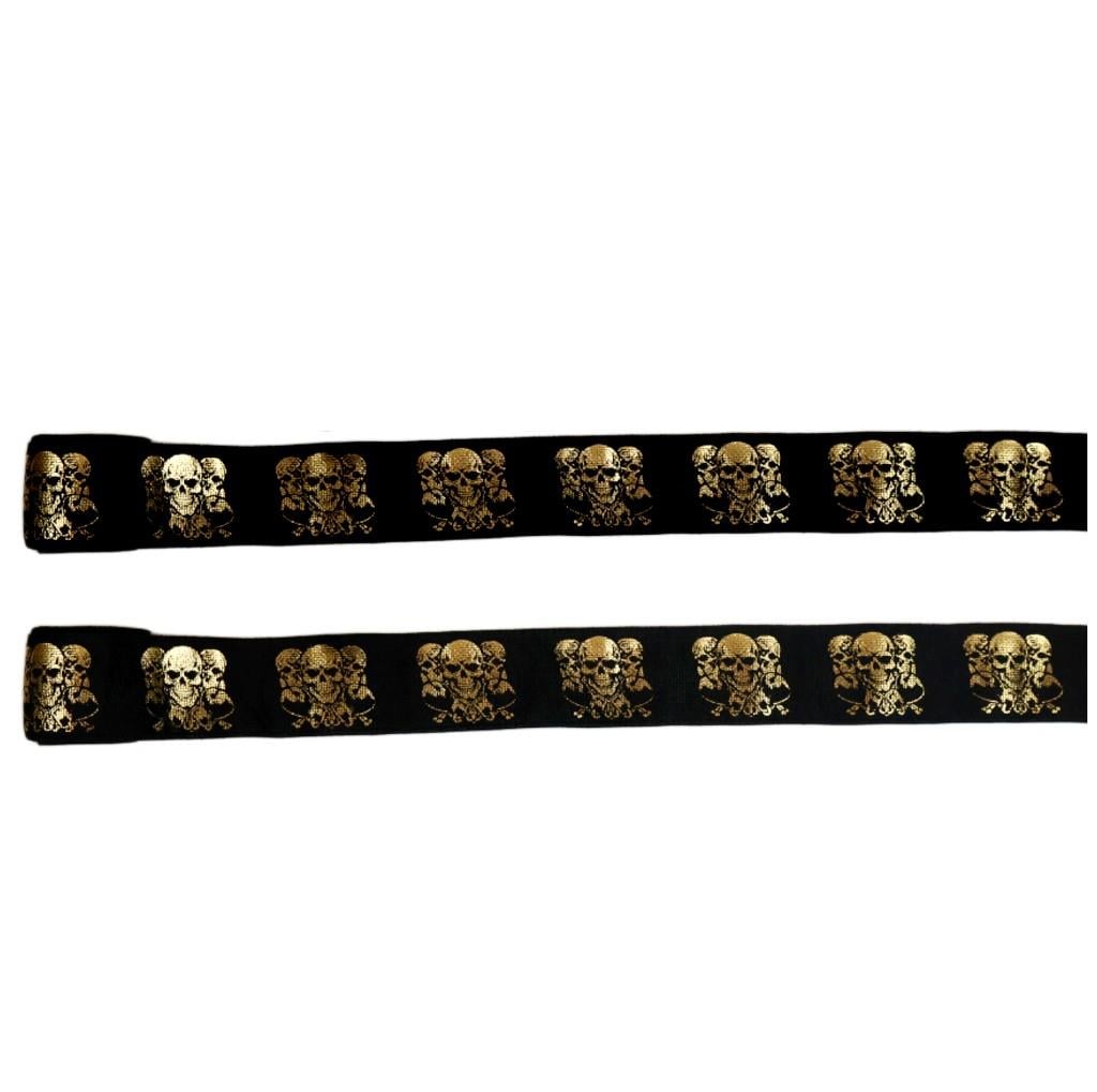 DragonDo 83831 Skull Gold 3,5 Metre Bandaj Gold Kuru Kafalı Boks Bandajı