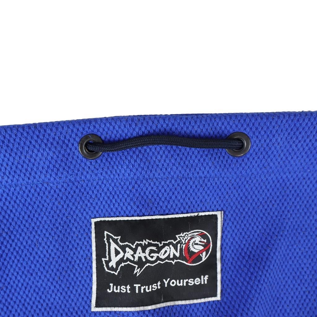 DragonDo AC5025 İp Büzgülü Bez Çanta Mavi Antrenman Çantası 40x45 cm