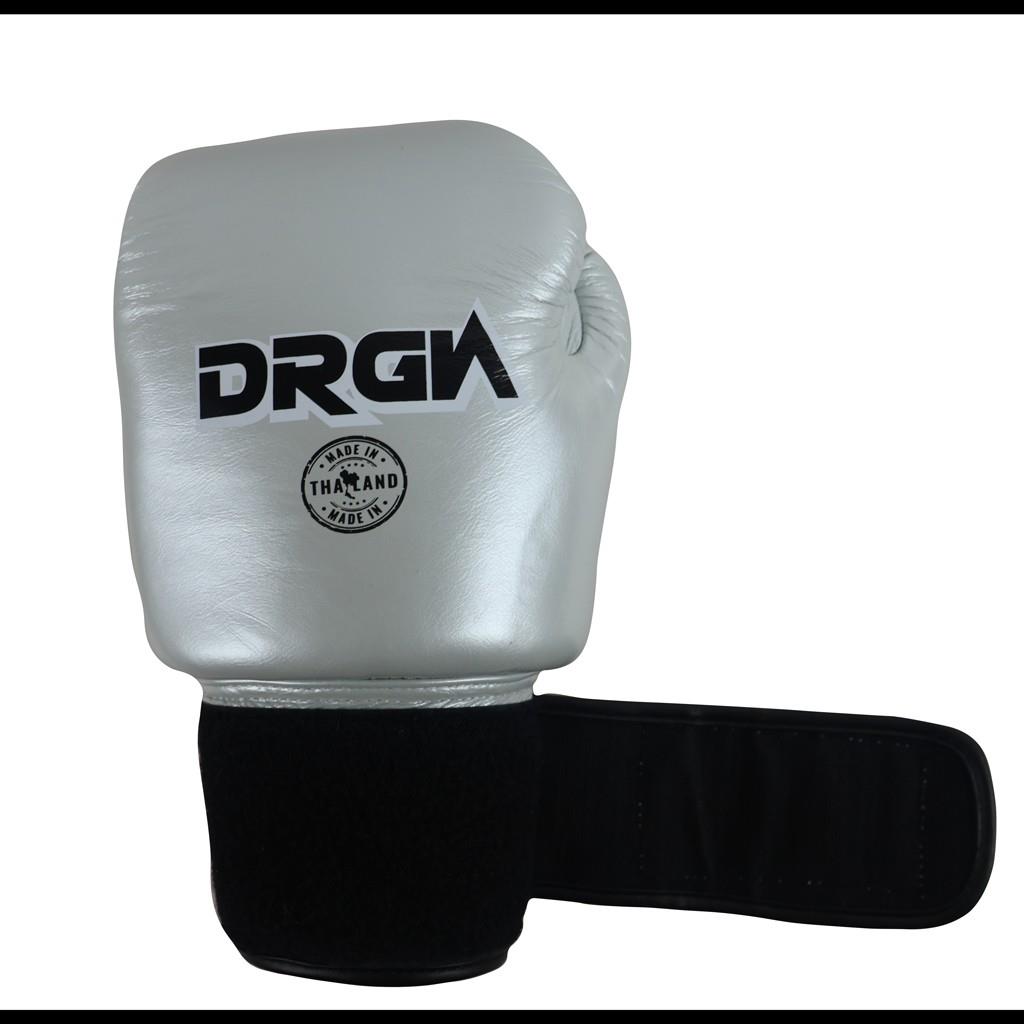 DragonDo DRGN-G3 Hakiki Deri Boks Eldiveni Gümüş Kick Boks Eldiveni
