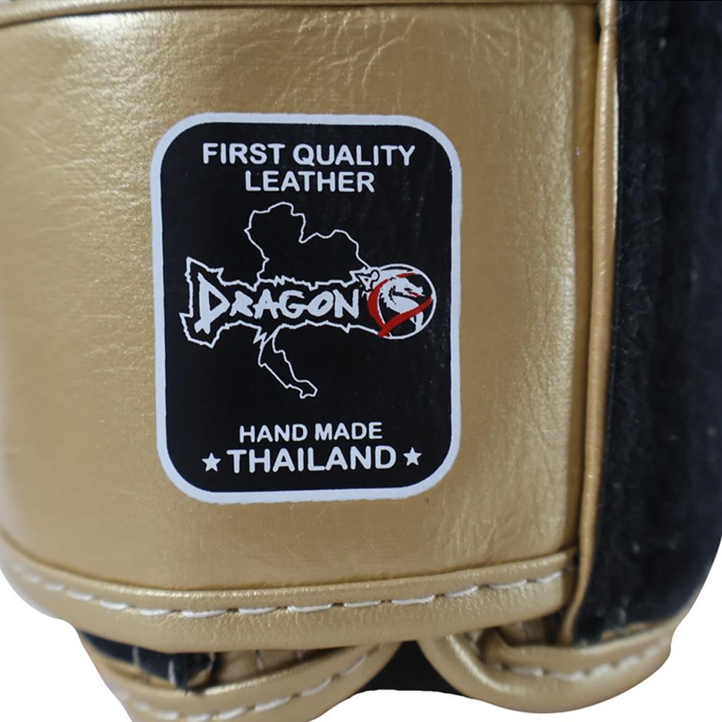 DragonDo DRGN-G3 Hakiki Deri Boks Eldiveni Gold Muay Thai Eldiveni