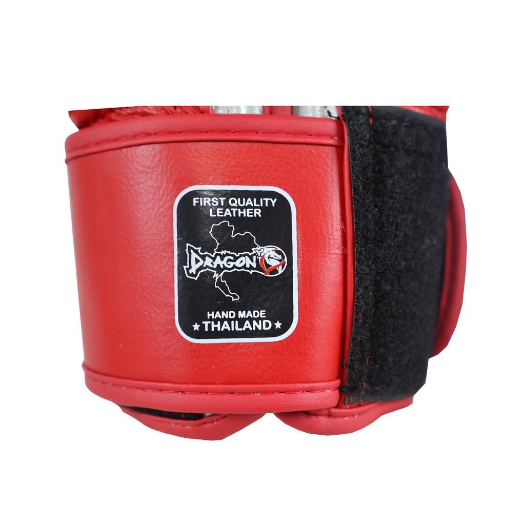 DragonDo DRGN-G3 Hakiki Deri Boks Eldiveni Kırmızı Muay Thai Eldiveni