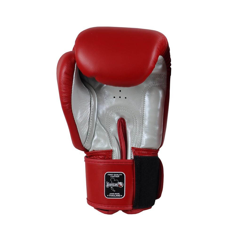 DragonDo DRGN-G3 Hakiki Deri Boks Eldiveni Kırmızı Muay Thai Eldiveni